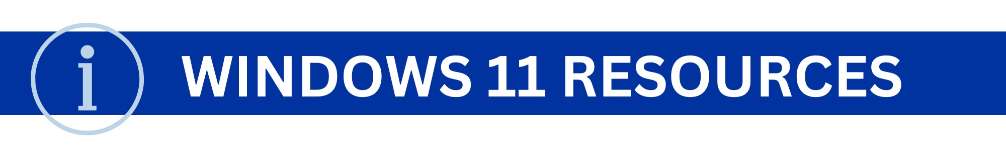 Windows 11 Resources